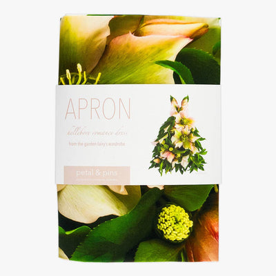 Petal & Pins Hellebore Romance Design Apron | Putti Fine Furnishings