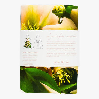 Petal & Pins Hellebore Romance Design Apron | Putti Fine Furnishings