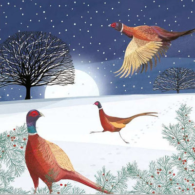 Pheasants Boxed Christmas Cards  | Putti Christmas