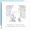 Pooh and Piglet Making Sense Greeting Card  | Putti Celebrations