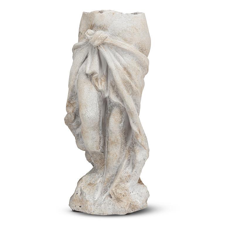 Draped Sculpted Torso Planter Vase