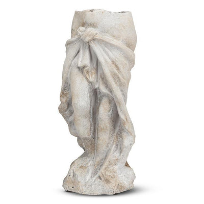 Draped Sculpted Torso Planter Vase | Putti Fine Furnishings Canada