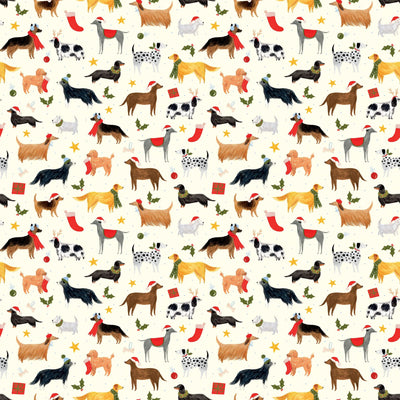 Holiday Dogs Wrapping Paper Roll