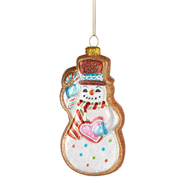 Vintage Snowman Cookie Ornament