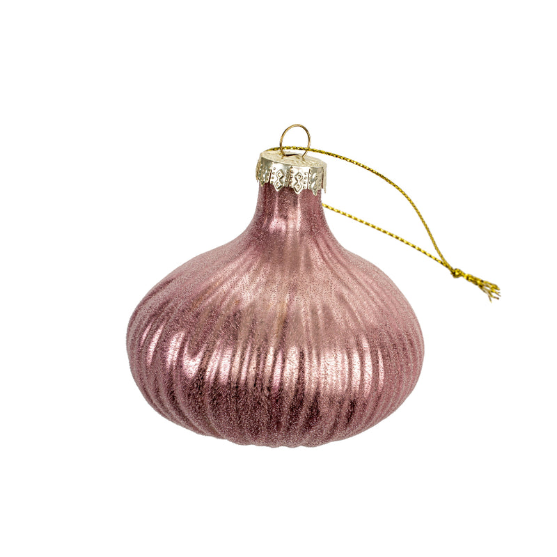 Red Onion Glass Ornament | Putti Christmas Decorations 