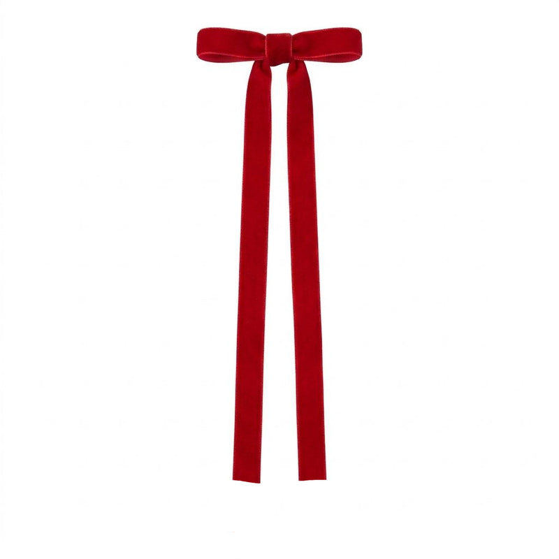 Red Ribbon Bow Ornament | Putti Christmas