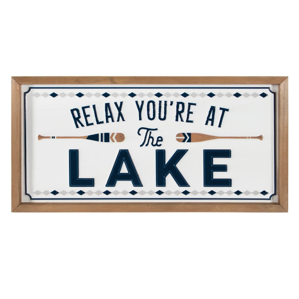 "Relax You're at the Lake" Wall Art | Putti Fine Furnishings