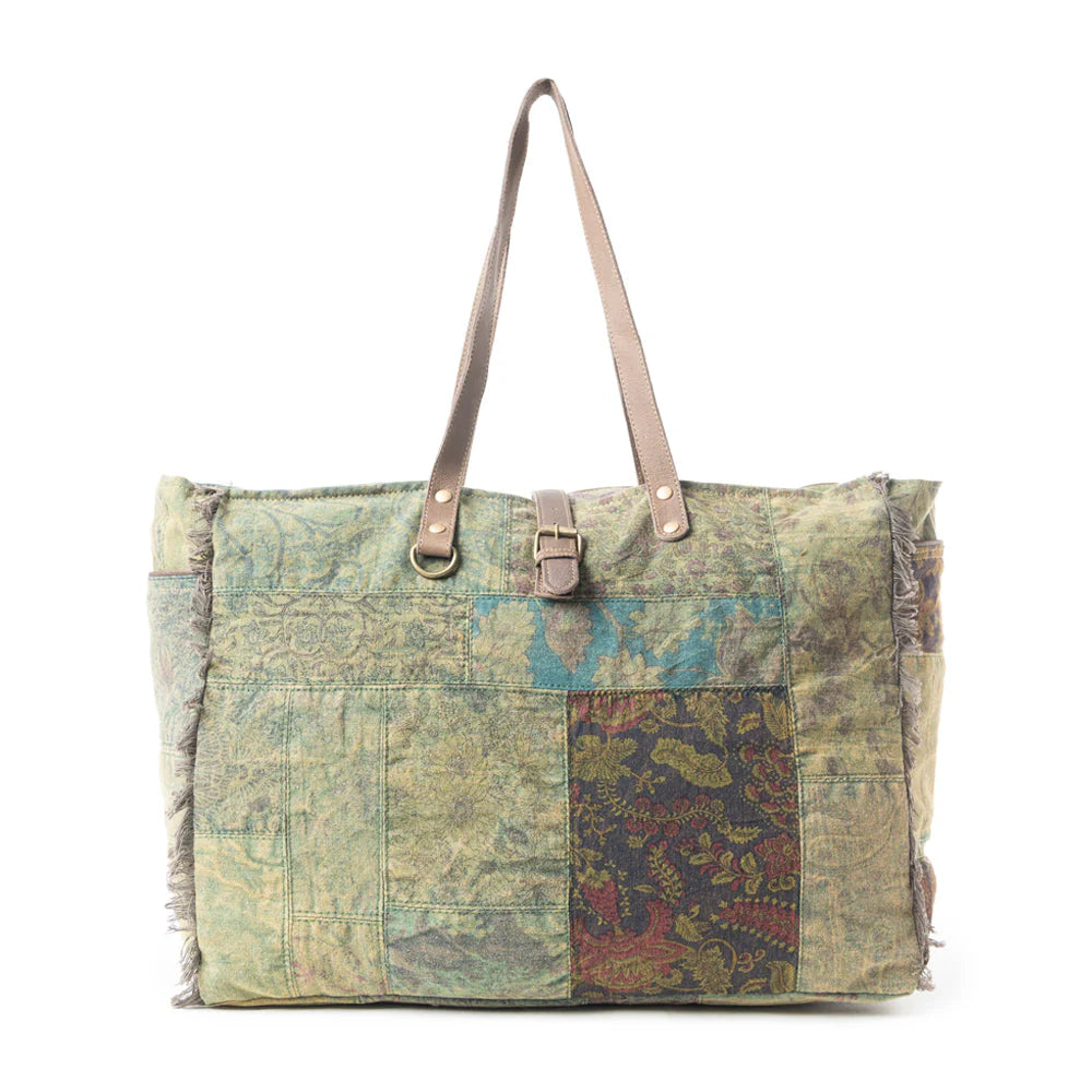 Myra Bag Fern Grove Patchwork Weekender Bag
