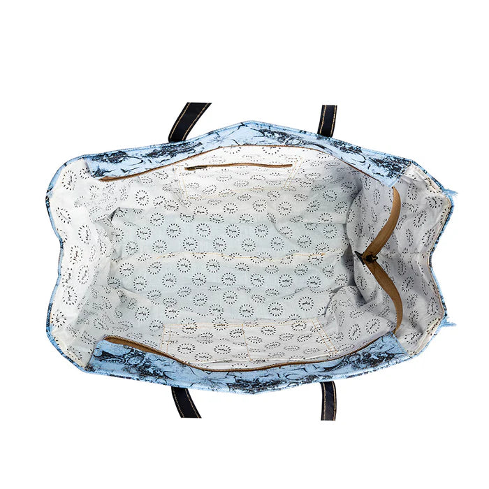 Myra Bag Bleu Creek Meadow Weekender Bag | Putti Fine Fashions