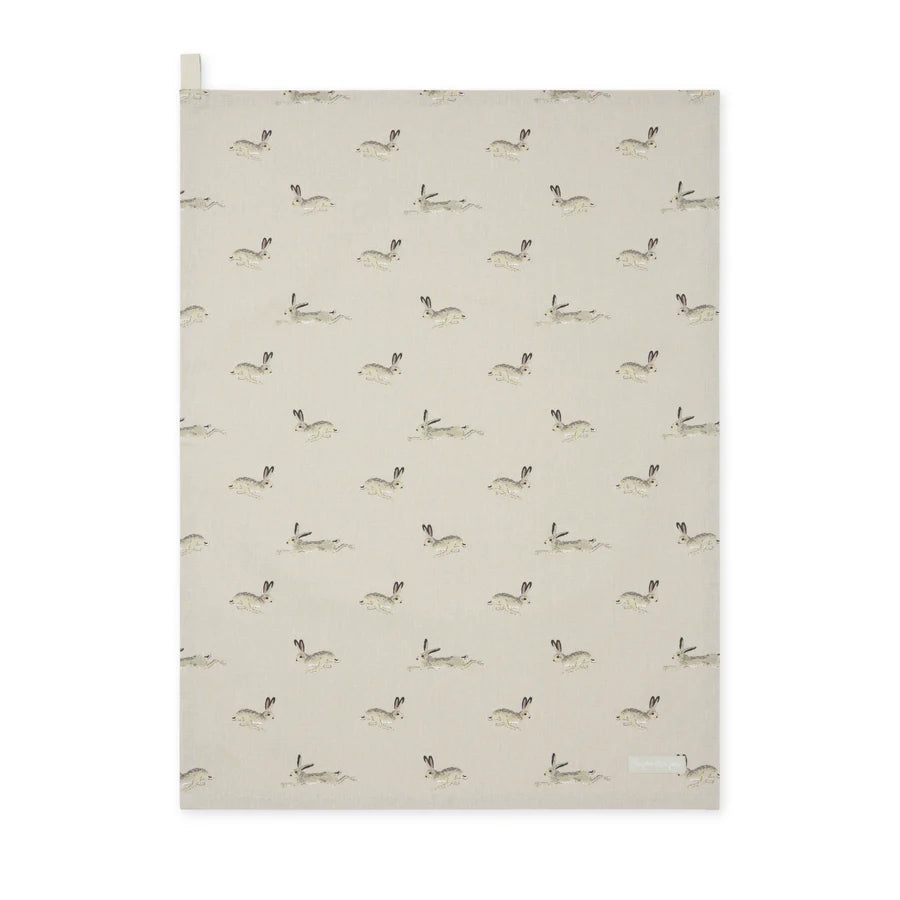 Sophie Allport Hares Tea Towel