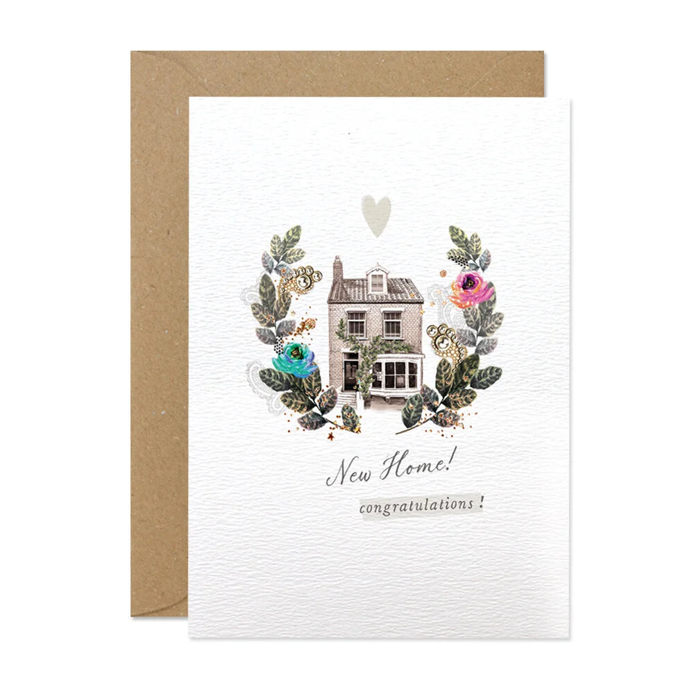 "New Home" Congratulations Greeting Card  | Putti Celebrations 