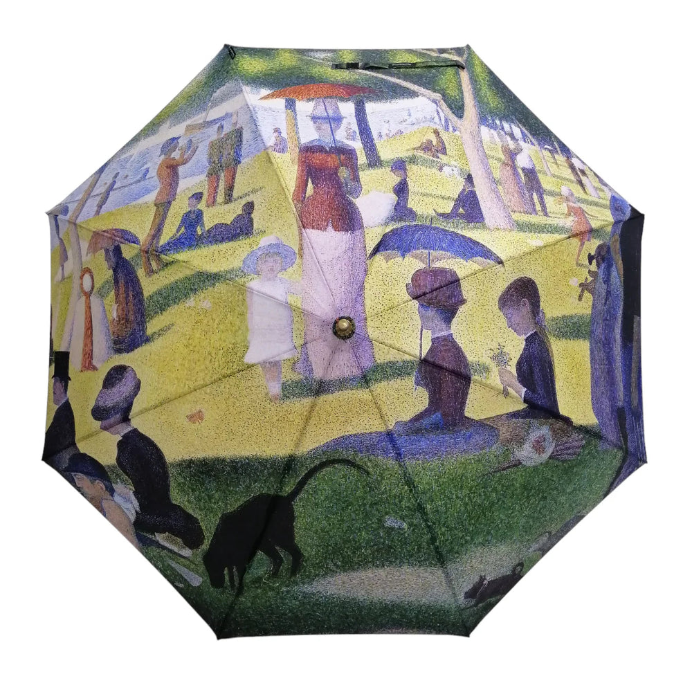 Seurat "La Grande Jatte" Walking Stick Umbrella | Putti Fine Fashions 