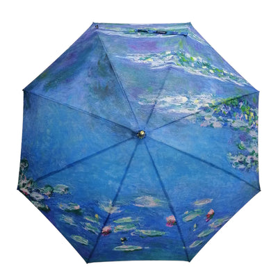 Monet "Water Lillies" Walking Stick Umbrella | Putti Fine Furnishings
