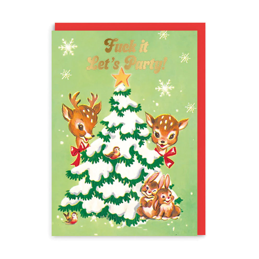 "Fuck it Lets Party" Greeting Card | Putti Celebrations 