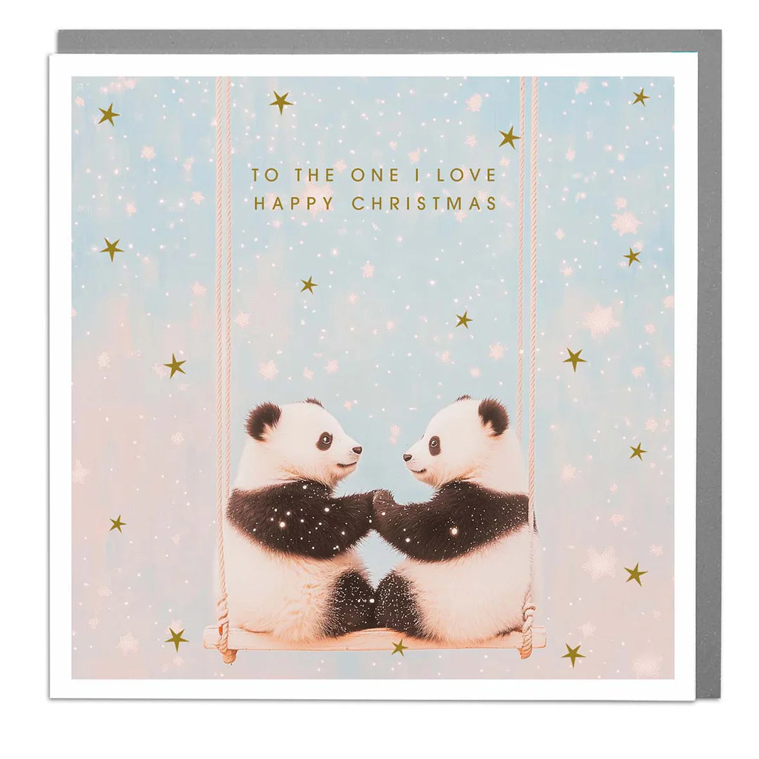 "To the One I Love" Panda Greeting Card