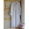 White "Anna" Long Sleeve Nightdress | Putti Fine Fashions Canada