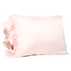 Satin Ruffle Pillow - Blush | Putti Fine Furnishings