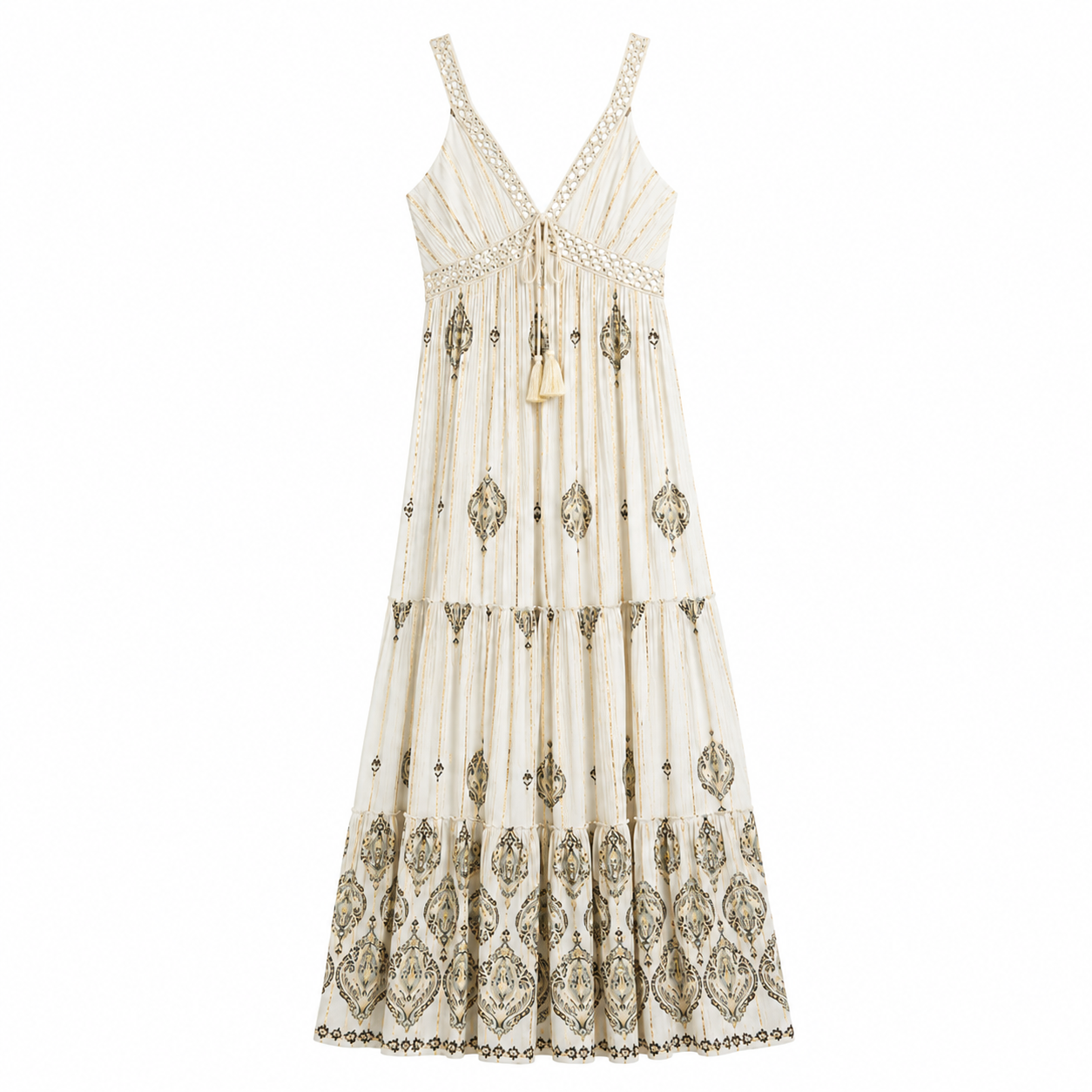 Sariyah Maxi Dress - Off White