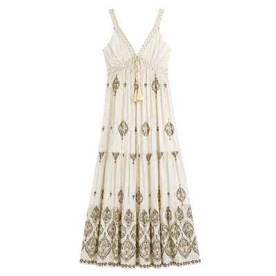 Sariyah Maxi Dress - White | Putti Fine Fashions