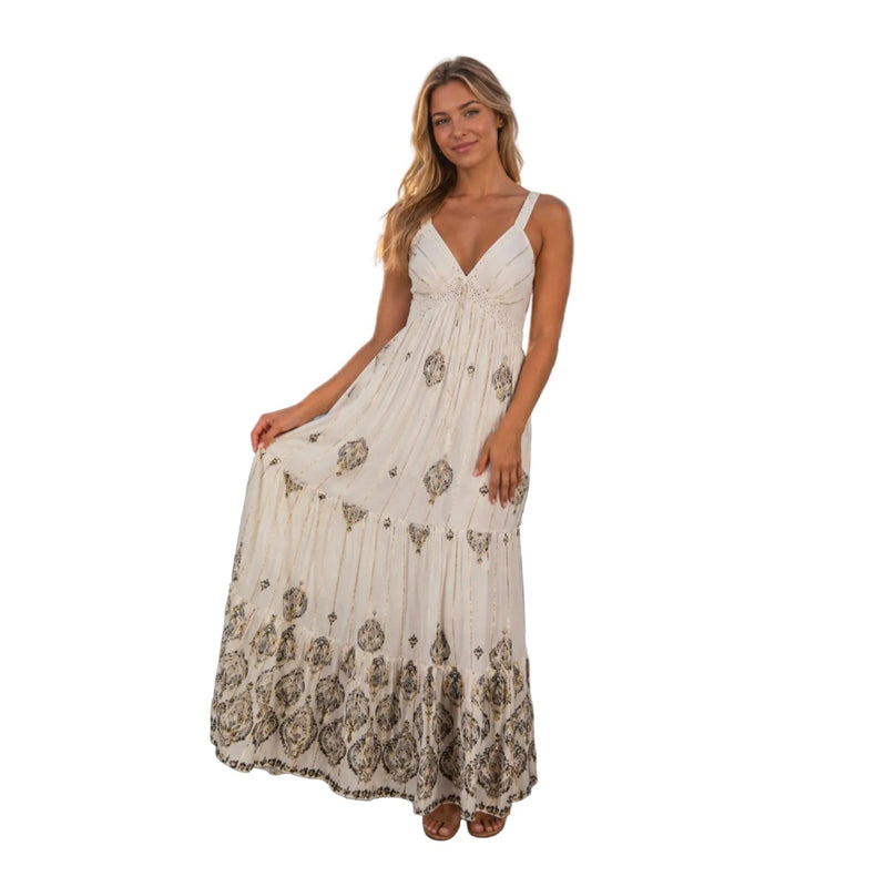 Sariyah Maxi Dress - Off White
