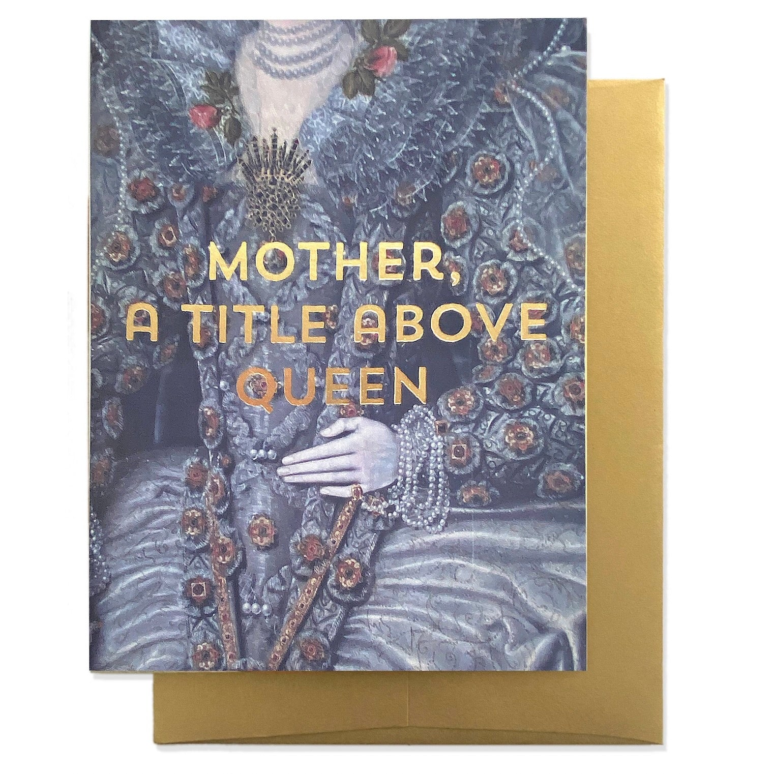 "Mom Queen" Greeting Card