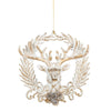 Deer head in Wreath Ornament