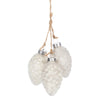Pinecone Cluster Glass Ornament | Putti Christmas Decorations