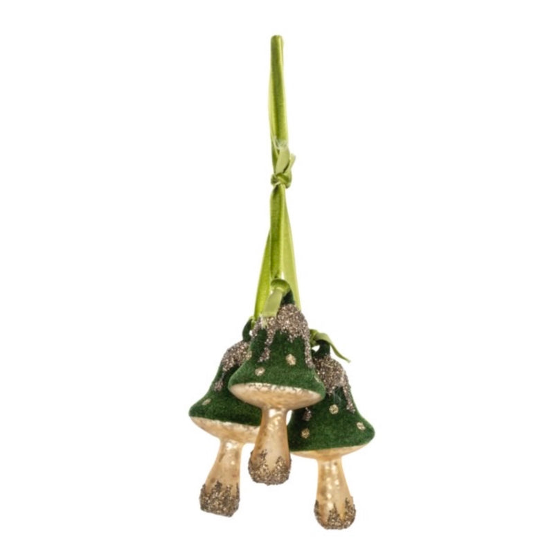Mushroom Glass Ornament