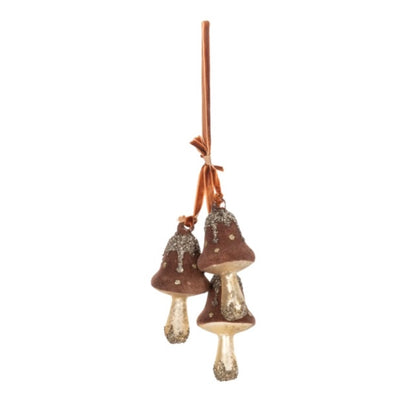 Mushroom Glass Ornament