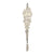Clear Beaded Icicle Ornament | Putti Christmas Decorations 