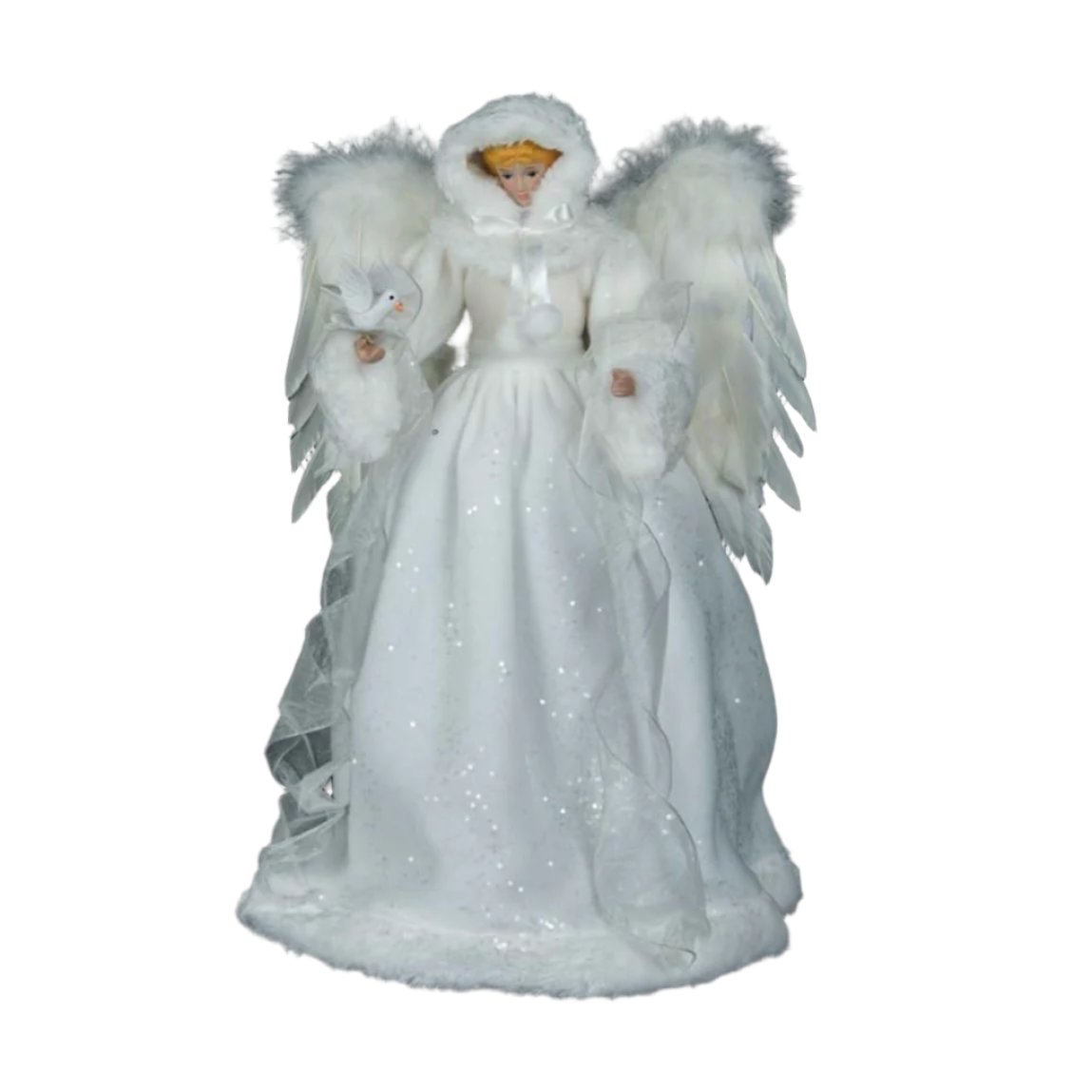 Silver Angel Tree Topper | Putti Fine Furnishings Christmas Canada