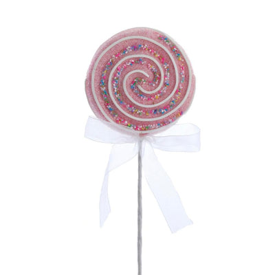 Sprinkles Lollipop Pick - Pink | Putti Christmas Decorations