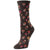 Women's Bamboo Crew Socks - Mushroom Fields Rosin | Putti Fine Fashions 