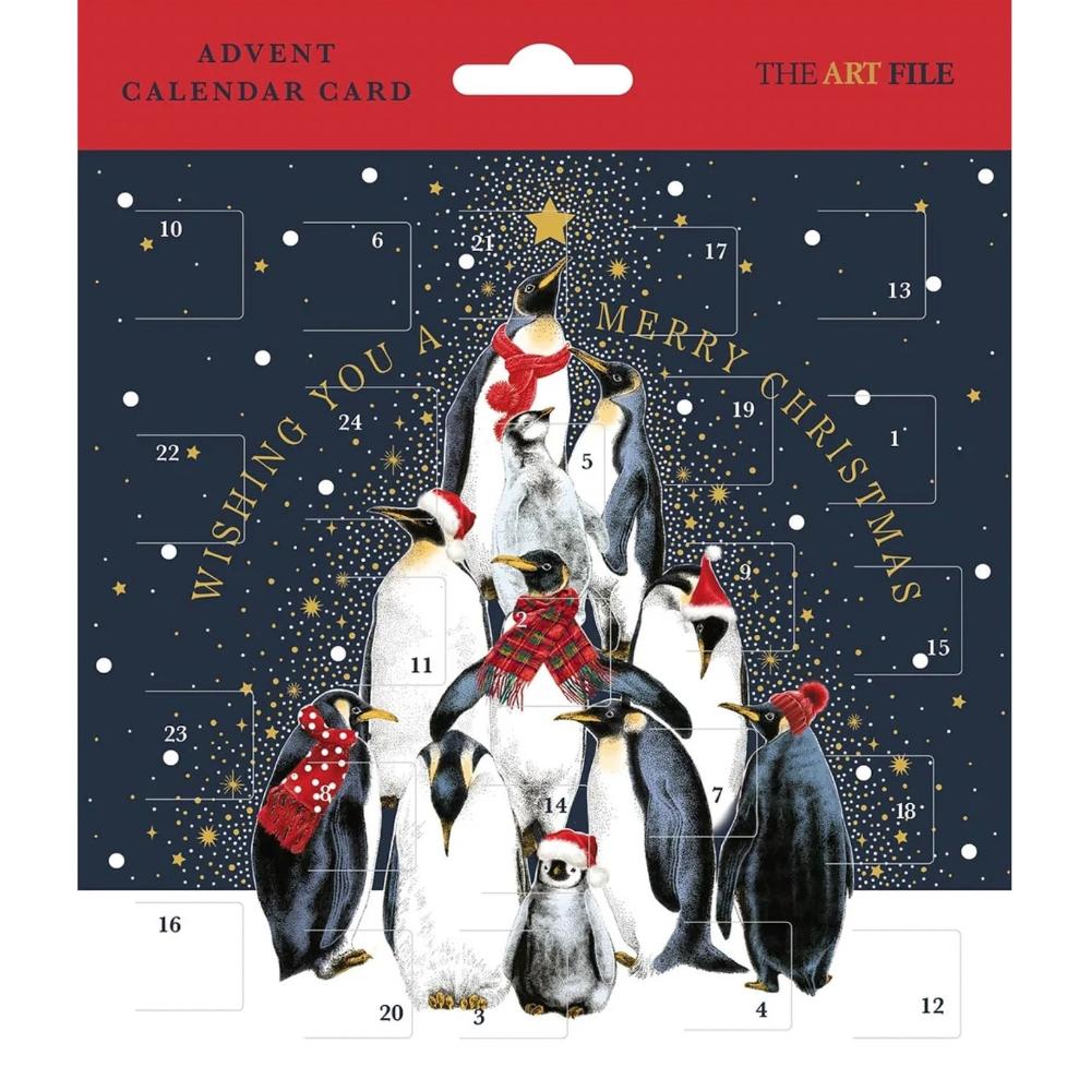 Penguins Advent Card  | Putti Christmas 
