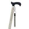 Jacqueline Kent "Sugar Cane"Yellow Diamond Adjustable Medical Cane | Putti
