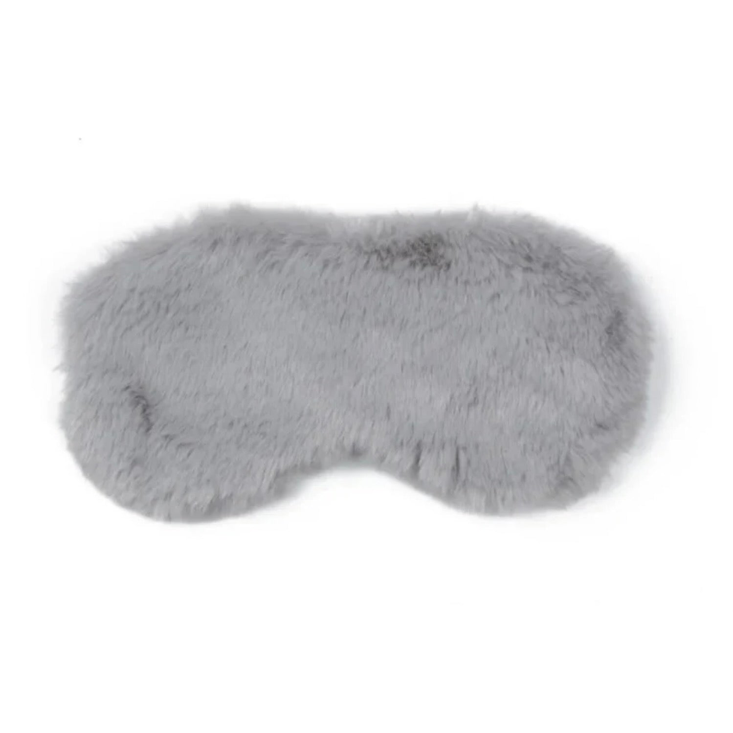 Faux Fur Eye Mask - Grey | Putti Fine Fashions