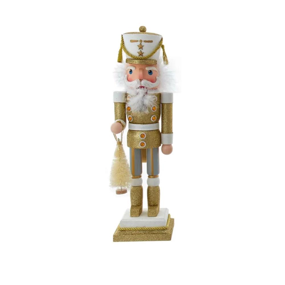 Hollywood Soldier Nutcracker - Gold | Puti Christmas Decorations 