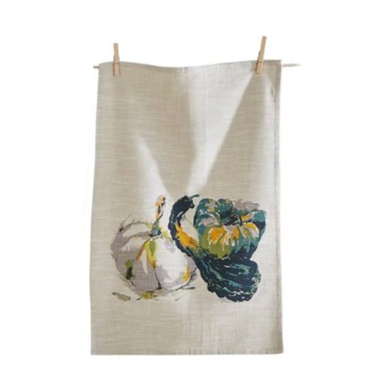 Autumn Dish Towel - Blue