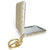 Lux Compact Mirror Key Fob - Gold