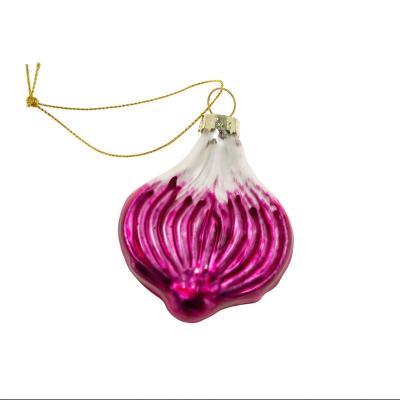 Shallot Glass Ornament | Putti Christmas Decorations 