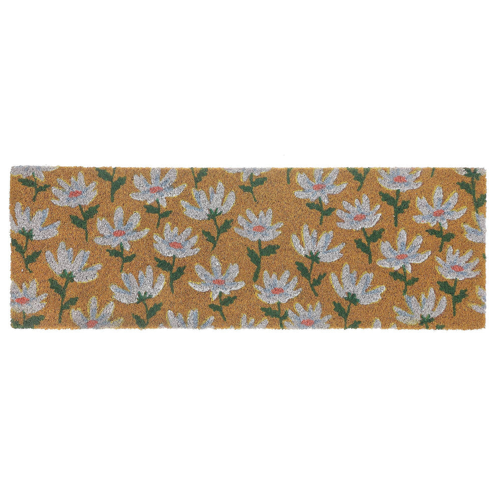 Shasta Daisy Coir Doormat
