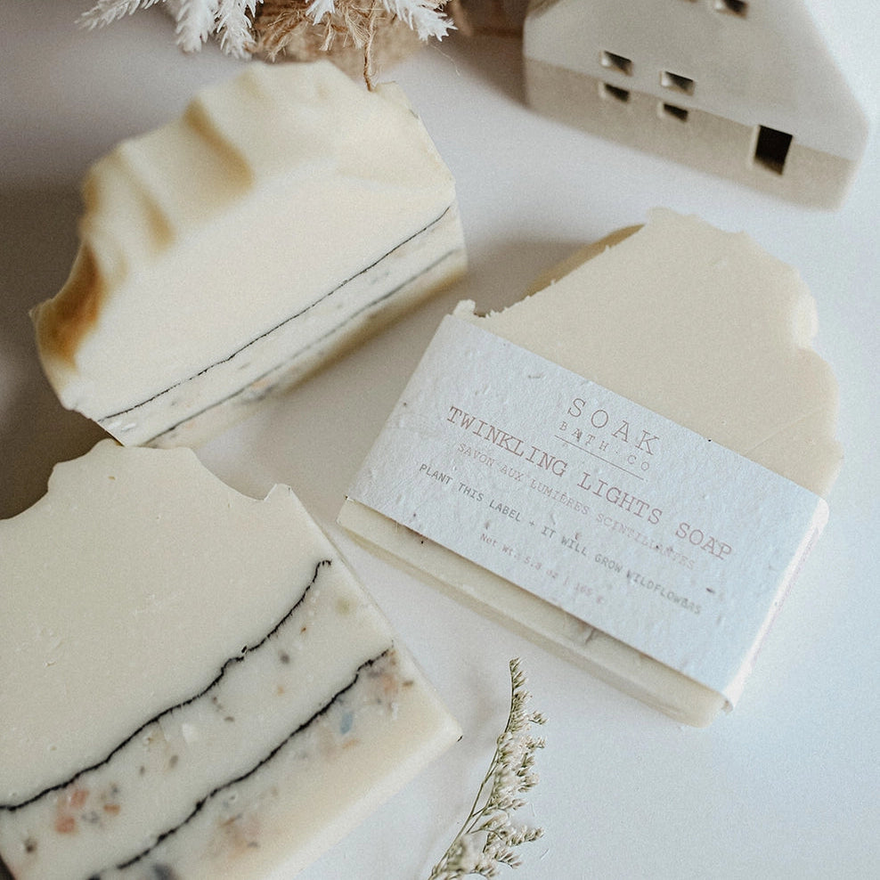 Soak Bath Co. Twinkling Lights Soap Bar | Putti Fine Furnishings 