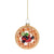 Strawberry Waffle Glass Ornament | Putti Christmas Decorations 