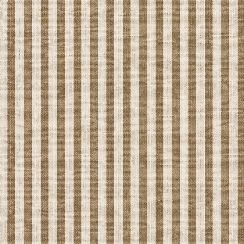 Stripe Linen Shirt Dress - Natural and White | Putti Fine Fashions 