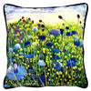 Susan Entwistle Cornflower Velvet Pillow - Small  | Putti Fine Furnishings