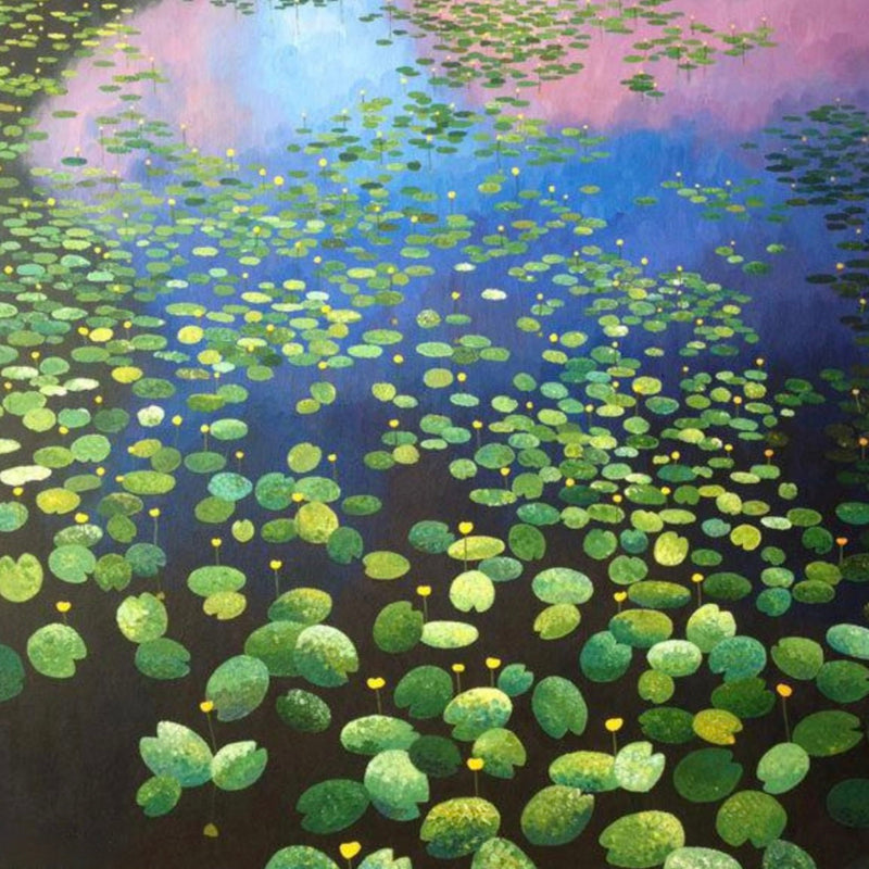 Susan Entwistle Water Lillies Greeting Card | Putti Celebrations 