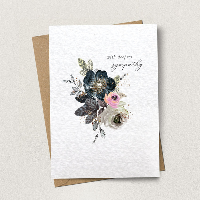 Sympathy Floral Greeting Card | Putti Celebrations 