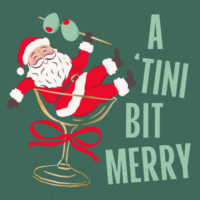 "Tini Bit" Cocktail Napkin | Putti Christmas Entertaining