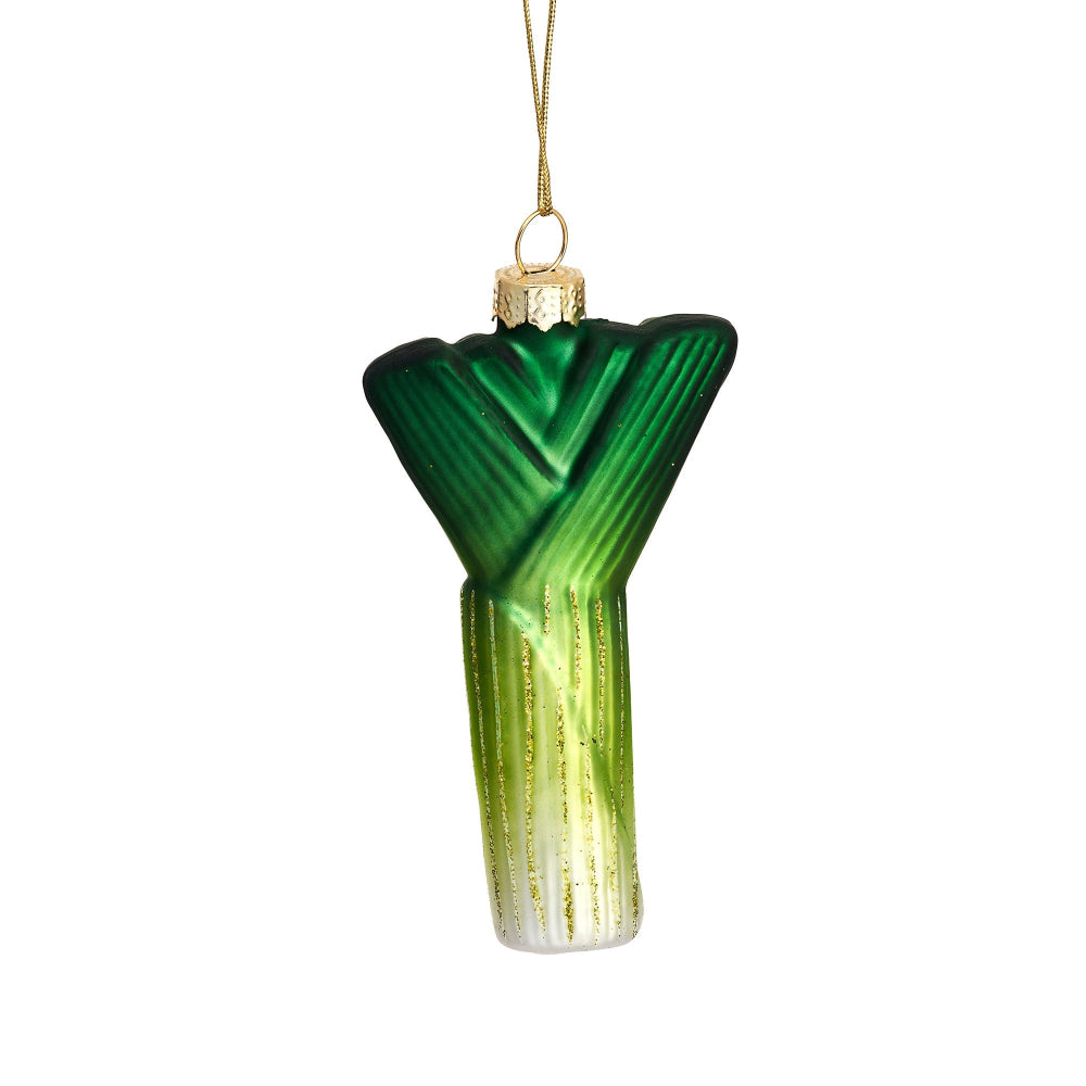 Leek Glass Ornament  | Putti Christmas Canada 