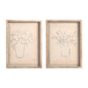 Vase Sketch Framed Print | Putti Fine Furnishings